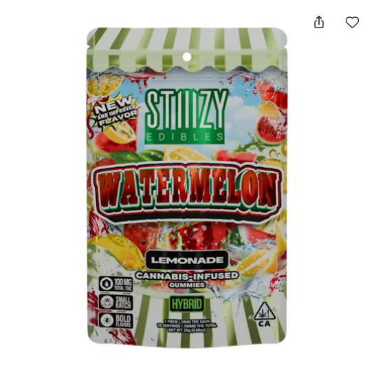 WATERMELON LEMONADE GUMMIES | 100MG | HYBRID | 10PK