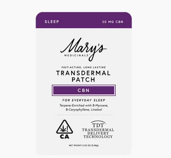 SLEEP TRANSDERMAL CBN PATCH | 20MG | 1PK