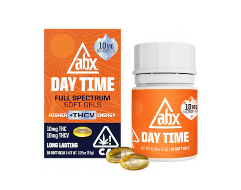 DAY TIME THCV SOFT GELS 10MG | SATIVA | HYBRID | 10PK