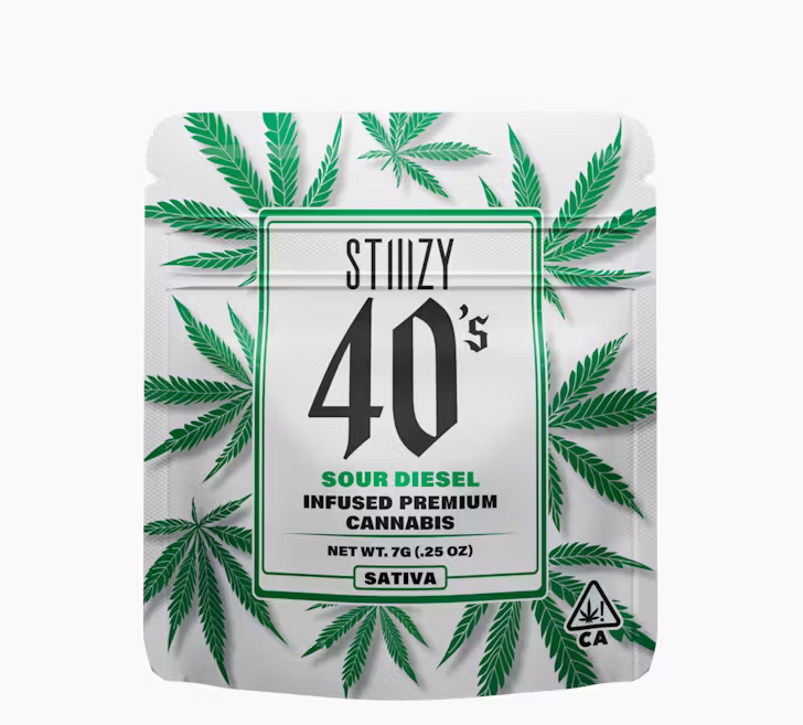 SOUR DIESEL 40'S INFUSED |  7G | SATIVA