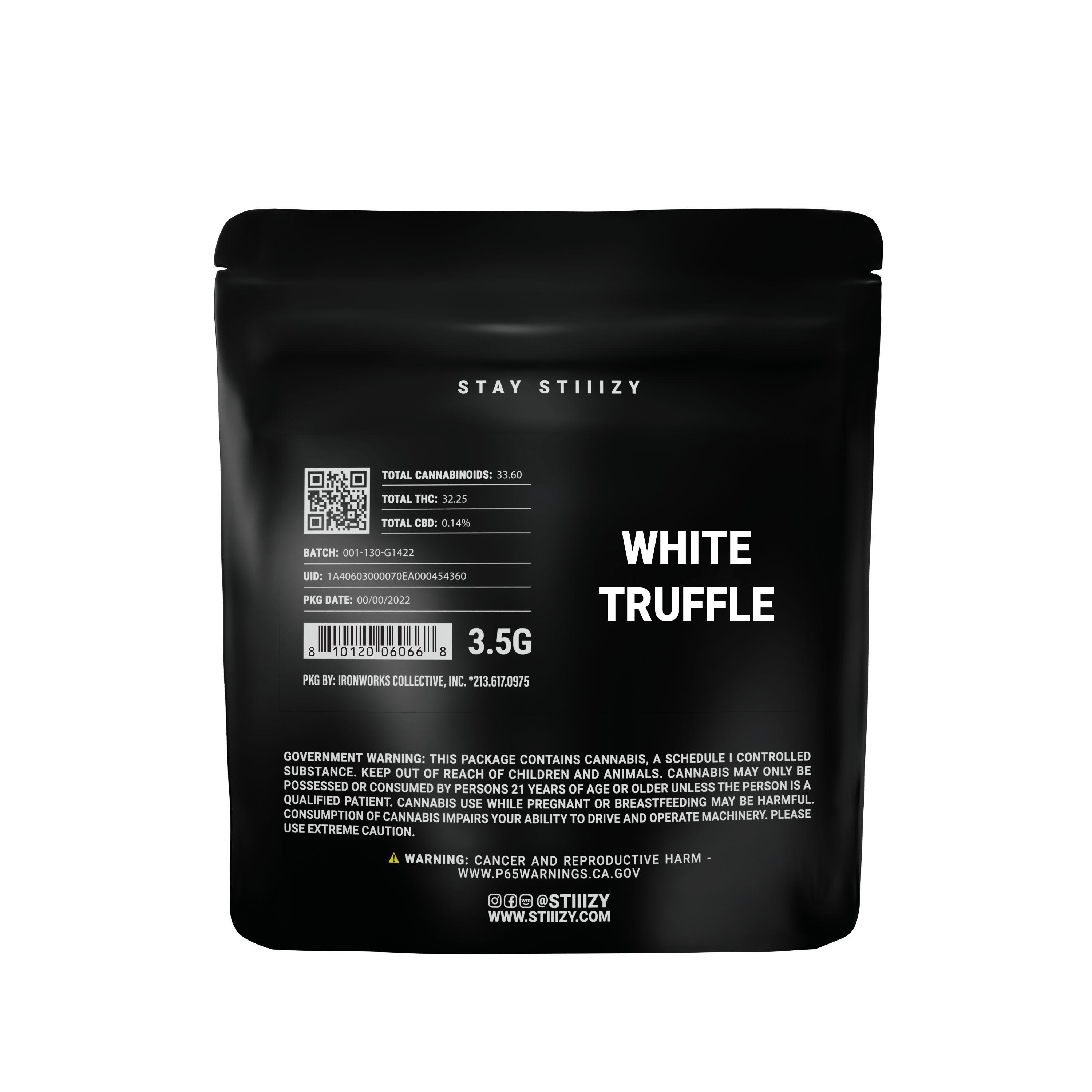 STIIIZY | BLACK | WHITE TRUFFLE (I) | 3.5G