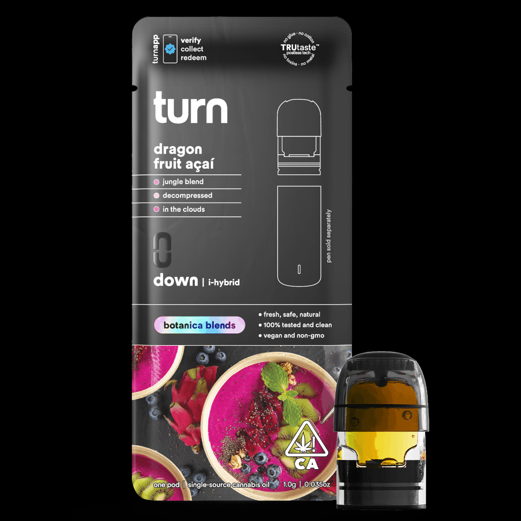 TURN | DRAGON FRUIT ACAI (I/H) | 1G BOTANICA BLENDS POD
