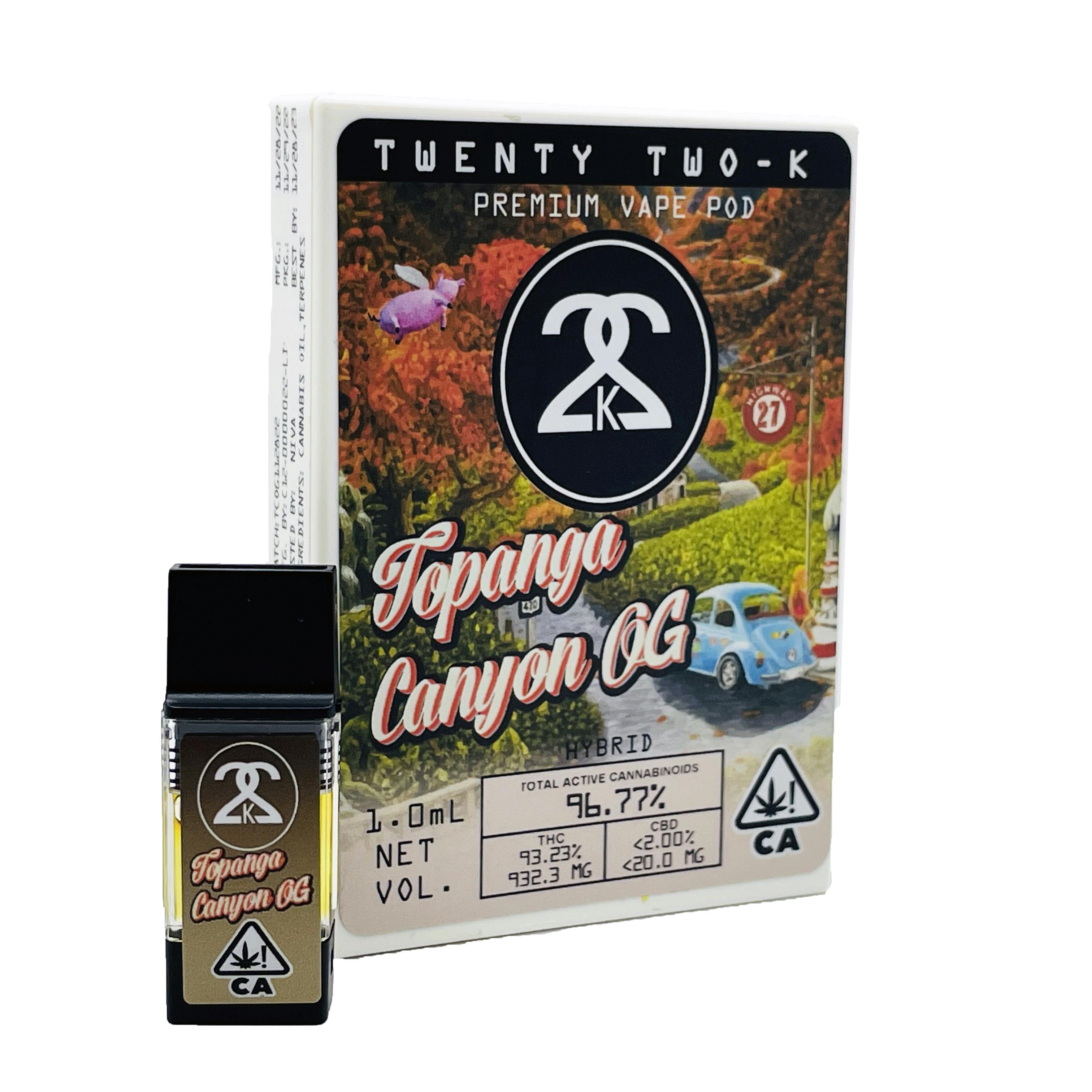 22K | TOPANGA CANYON OG (H) | 1G POD