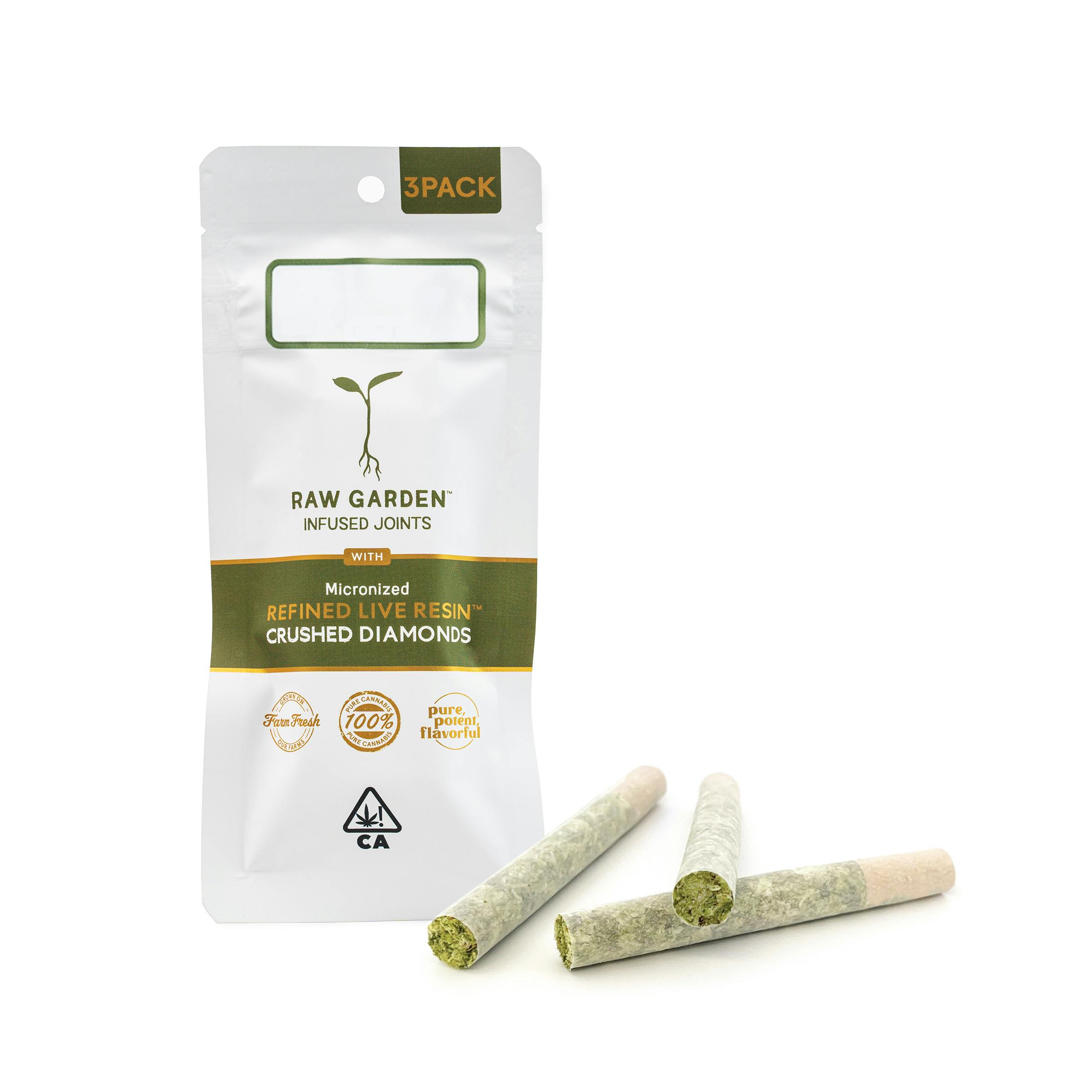 RAW GARDEN | PINK LEMONADE (S) | .5G X 3PK INFUSED PREROLLS