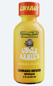 UNCLE ARNIE'S | SUNRISE ORANGE + CAFFEINE (S) | 100MG 2OZ