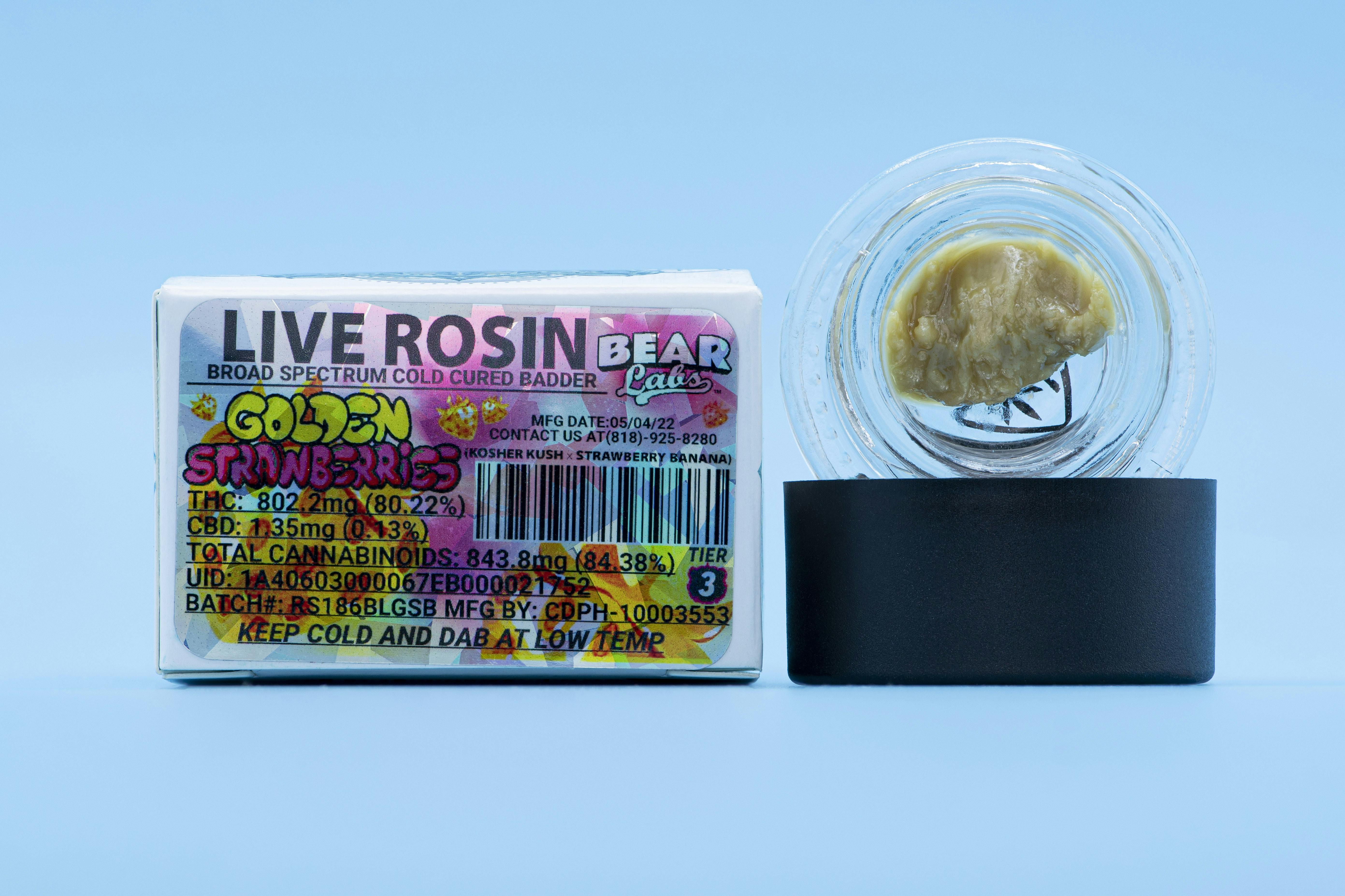 BEAR LABS | GOLDEN STRAWBERRIES (S/H) | 1G DIAMONDS