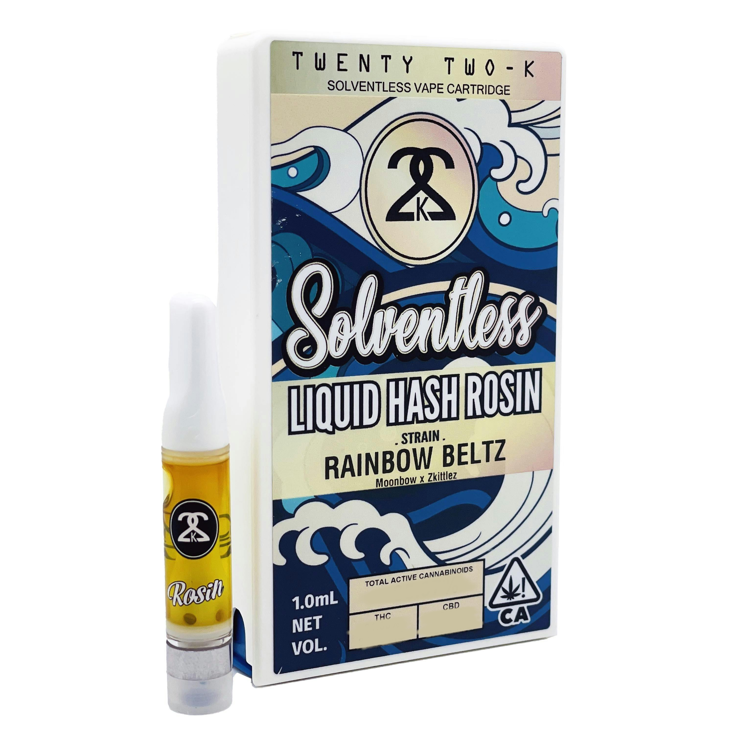 22K | RAINBOW BELTZ (H) | 1G  LIQUID HASH ROSIN CART