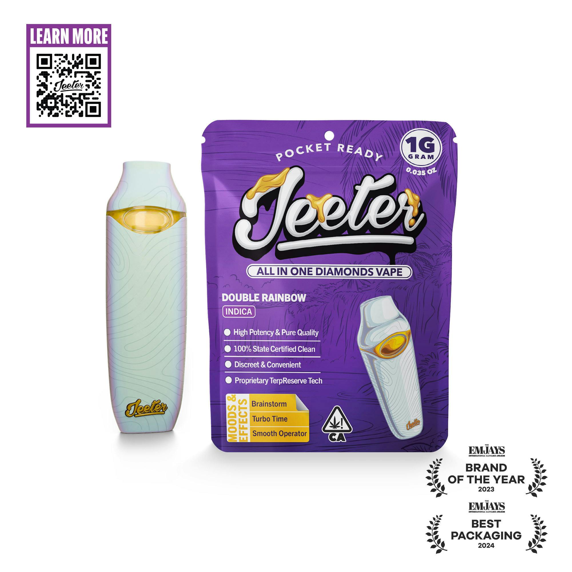JEETER |  DOUBLE RAINBOW (I) | 1G LQD DMNDS ALL-IN-ONE