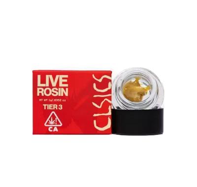 CLSICS | BLAZE (S) | 1G | TIER 3 LIVE ROSIN