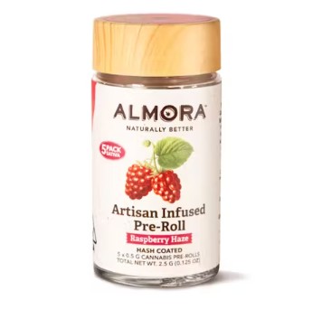 ALMORA |  RASPBERRY HAZE (S) | .5G X 5PK PREROLLS