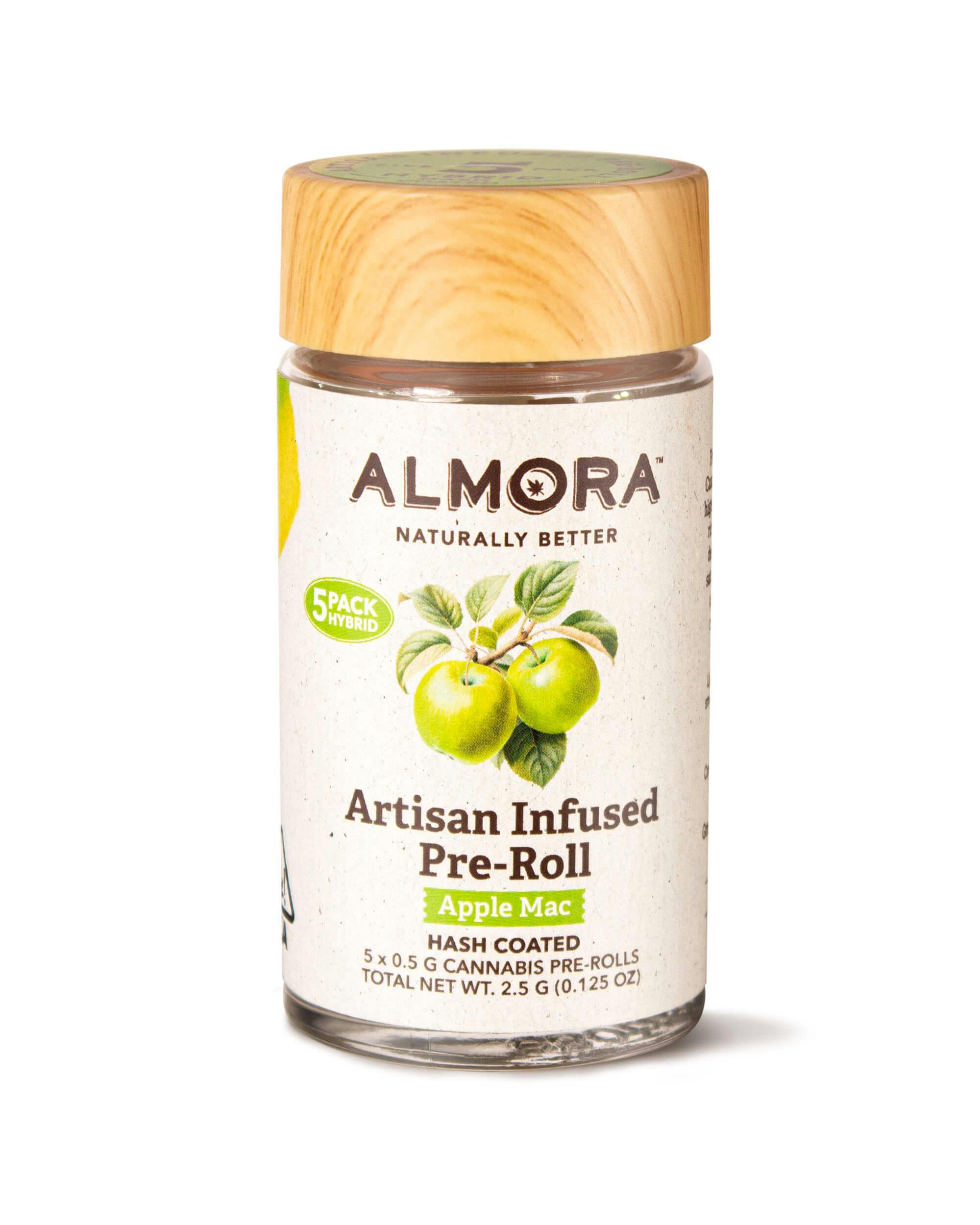 ALMORA |  APPLE MAC (H) | 0.5G X 5PK PREROLLS