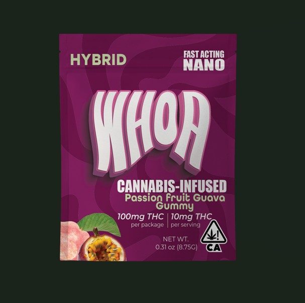 WHOA | PASSION FRUIT GUAVA (H) | 100MG GUMMY