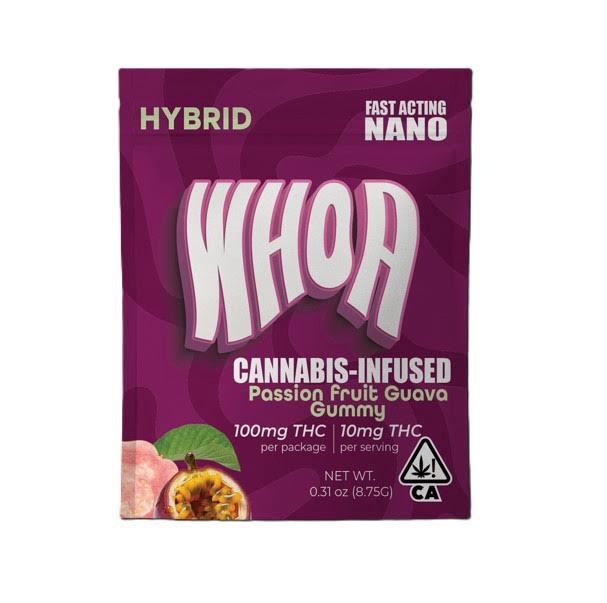 WHOA | PASSION FRUIT GUAVA (H) | 100MG GUMMY