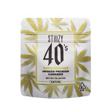 STIIIZY | SUPER LEMON HAZE (S) | 7G INFUSED 40'S MYLAR