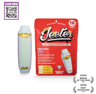 JEETER | BERRY WHITE (I) | 1G LQD DMNDS ALL-IN-ONE
