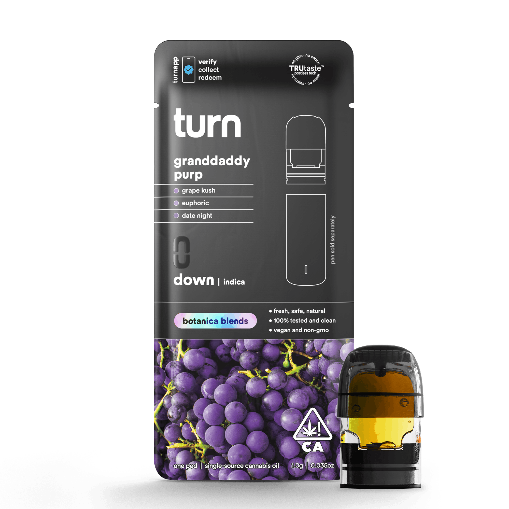 TURN | GRANDDADDY PURPLE (I) | 1G BOTANICA BLENDS POD