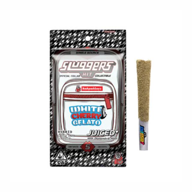 White Cherry Gelato 0.7G 5 Pack Infused Preroll