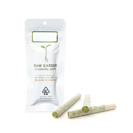 Slymer 1.75 Crushed Diamond Infused 3 Pack Joints