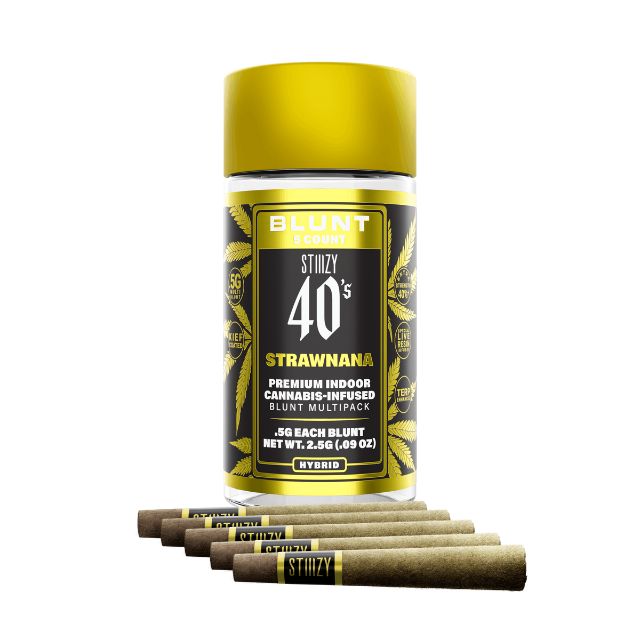Strawnana 0.5G Infused 5 Pack Mini Blunts
