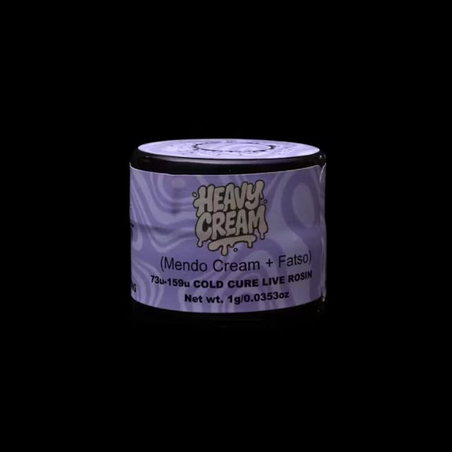 Heavy Cream 1G Cold Cure Rosin Green Label