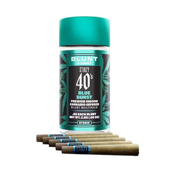 Blue Burst 0.5G Infused 5 Pack Mini Blunts