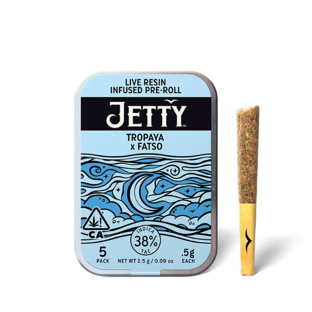 Tropaya X Fatso (0.5g X 5) 2.5G Live Resin Infused Prerolls