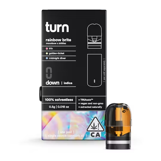 TURN - Rainbow Brite 0.5G Solventless Rosin Pod | Theraleaf Dispensary ...