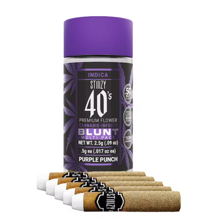 Purple Punch 0.5G Infused 5 Pack Mini Blunts