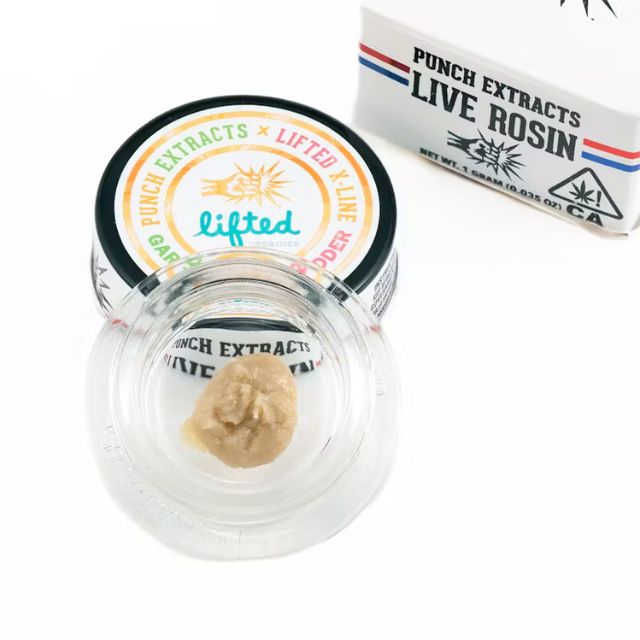 T4 Garlic Papaya 1G Live Rosin Badder