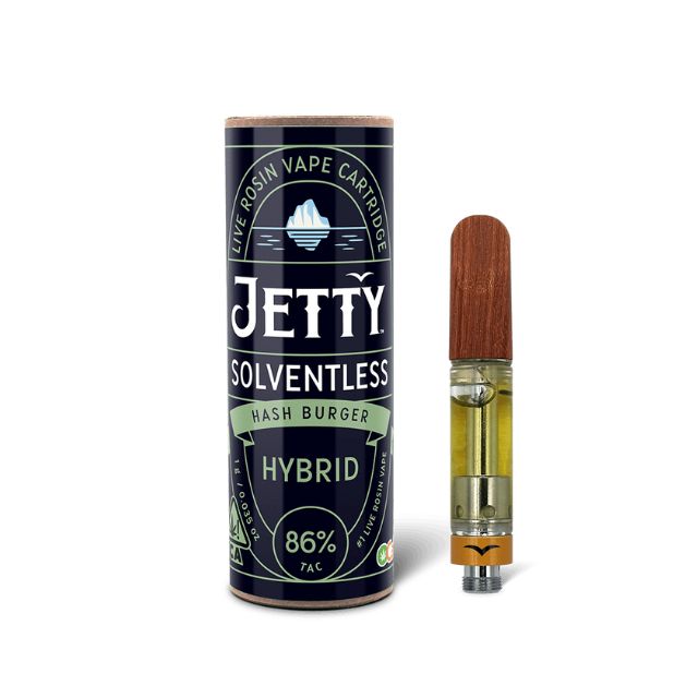 Hash Burger 1G Solventless Live Rosin Cart