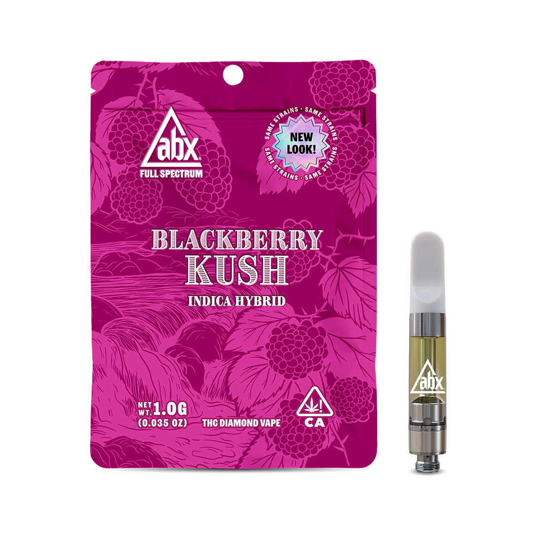 Blackberry Kush 1G High Potency Vape Cart