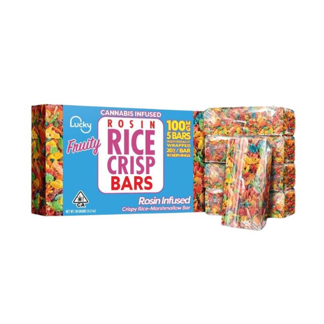 Crispy Rice Marshmellow  100MG Rosin Infused Bars