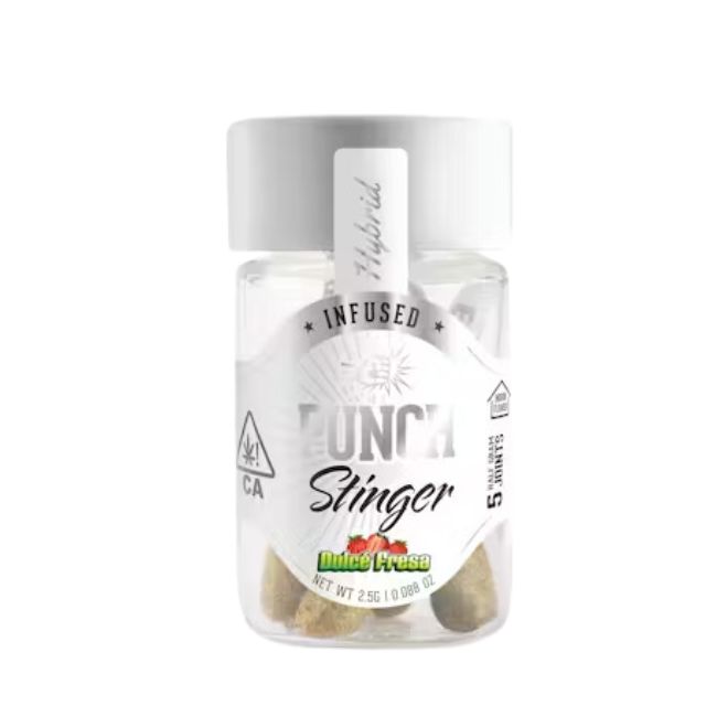 Dulce Fresa 2.5G Stingers 5PACK Infused Prerolls