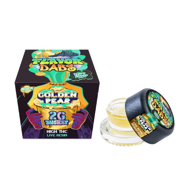 Golden Pear 2G Flavor Dabs Infused Live Resin