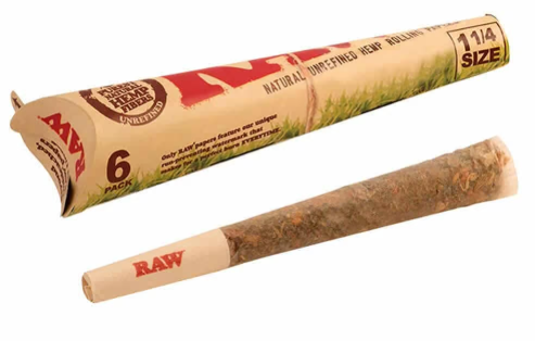 Organic Cone 1 1/4  6PK