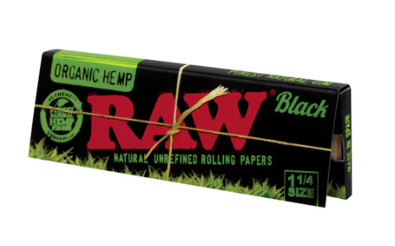 Raw Black Organic Hemp 1 1/4