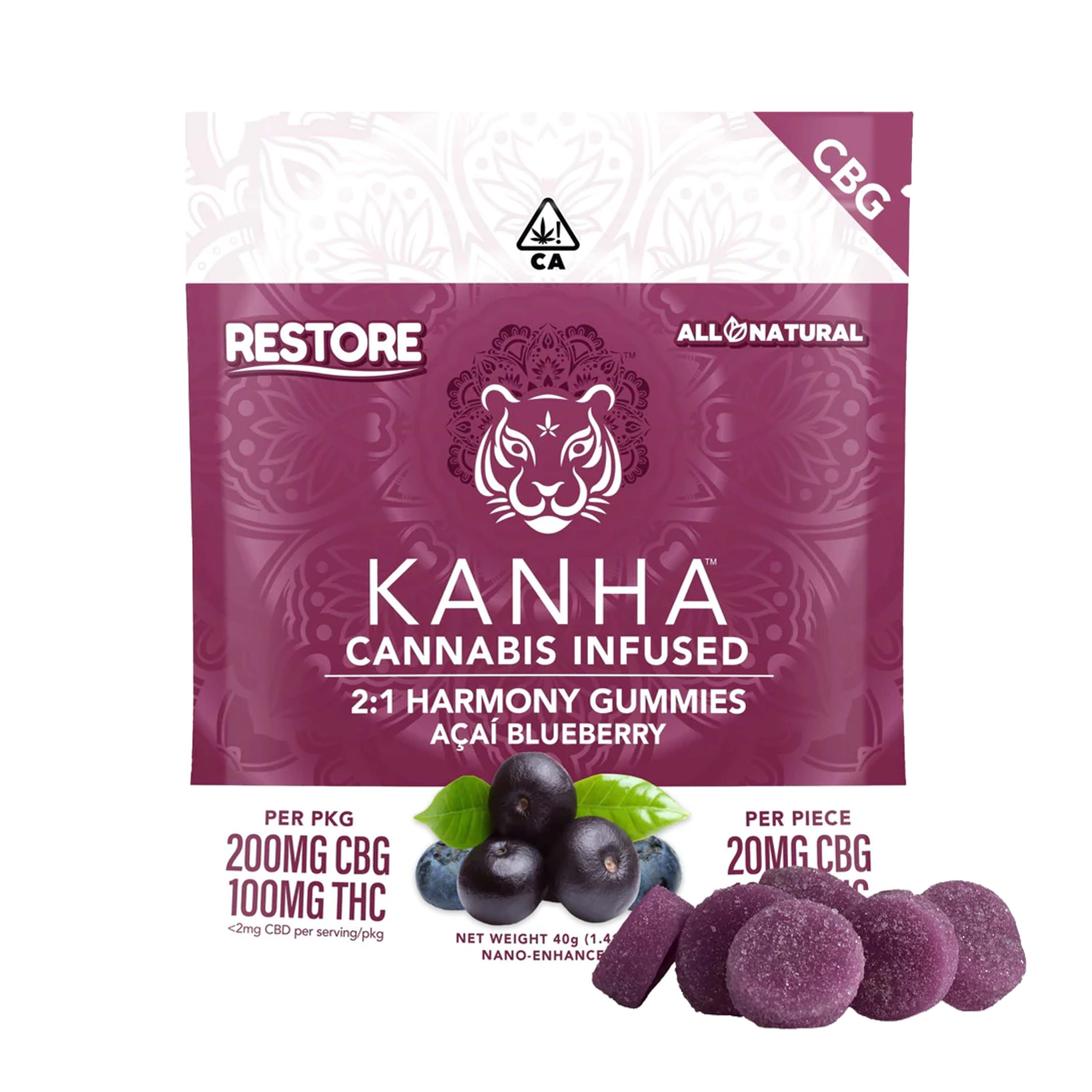 ACAI BLUEBERRY [2:1][CBG:THC]
