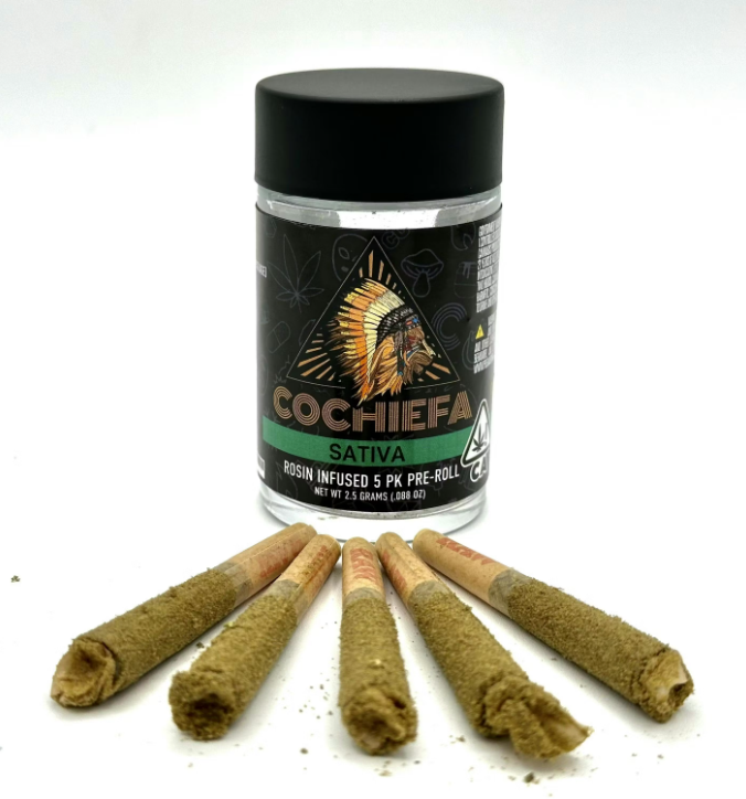 Baby Chiefa Sativa Triple Infused Pre-roll 5 Pack
