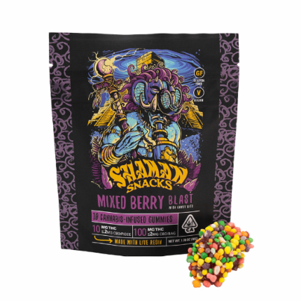 Mixed Berry Live Resin Gummies 100MG