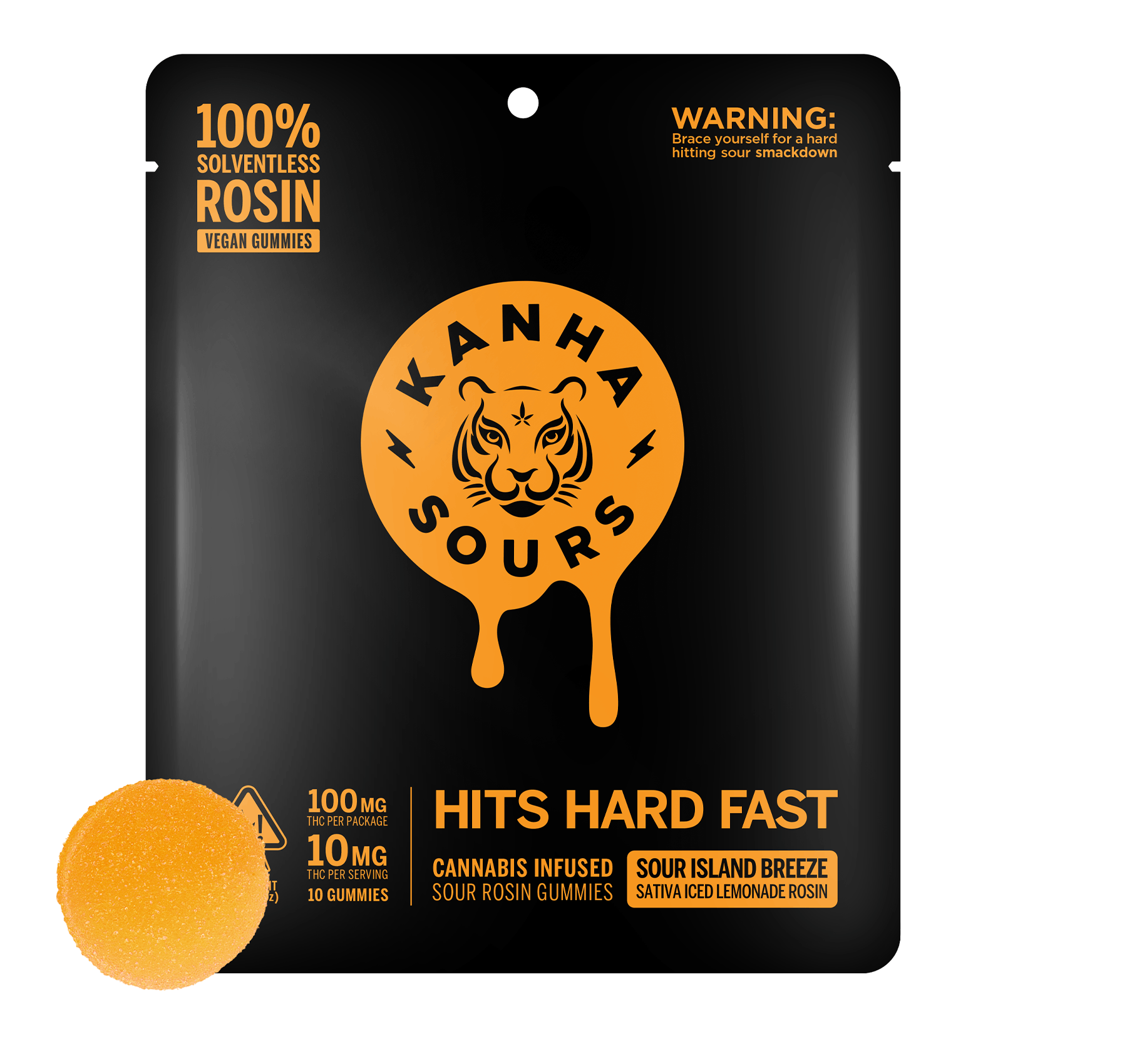 Sour Island Breeze (s) Sour Rosin Gummies 100MG