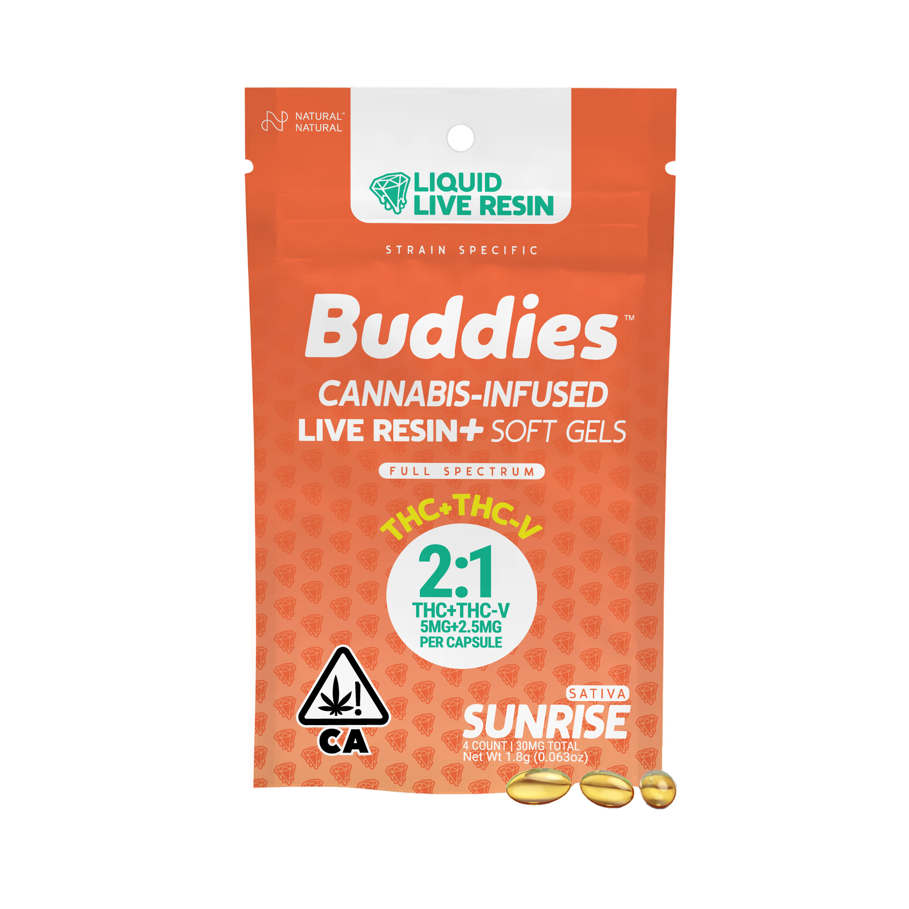 Sunrise 2:1 4 Caps 30MG