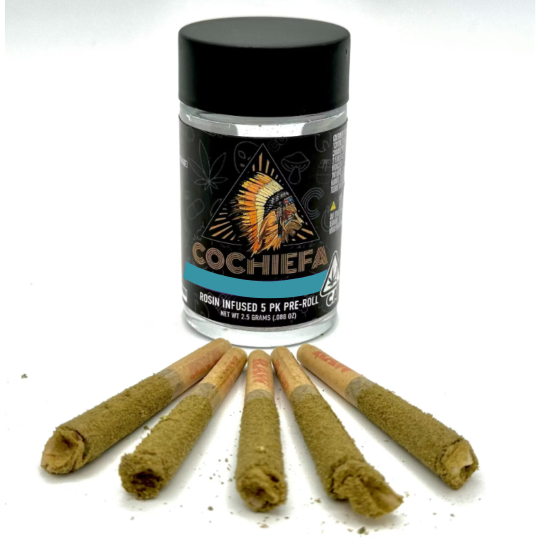 Baby Chiefa Hybrid Triple Infused Pre-roll 5 Pack 2.5G
