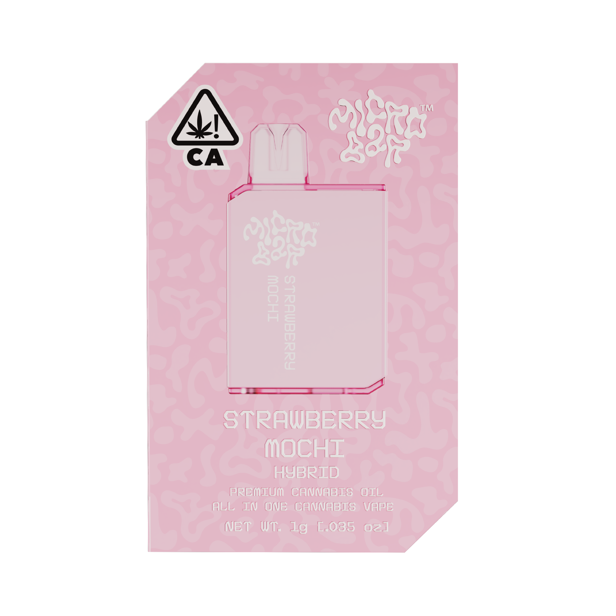 Strawberry Mochi All In One Vape Cart 1G