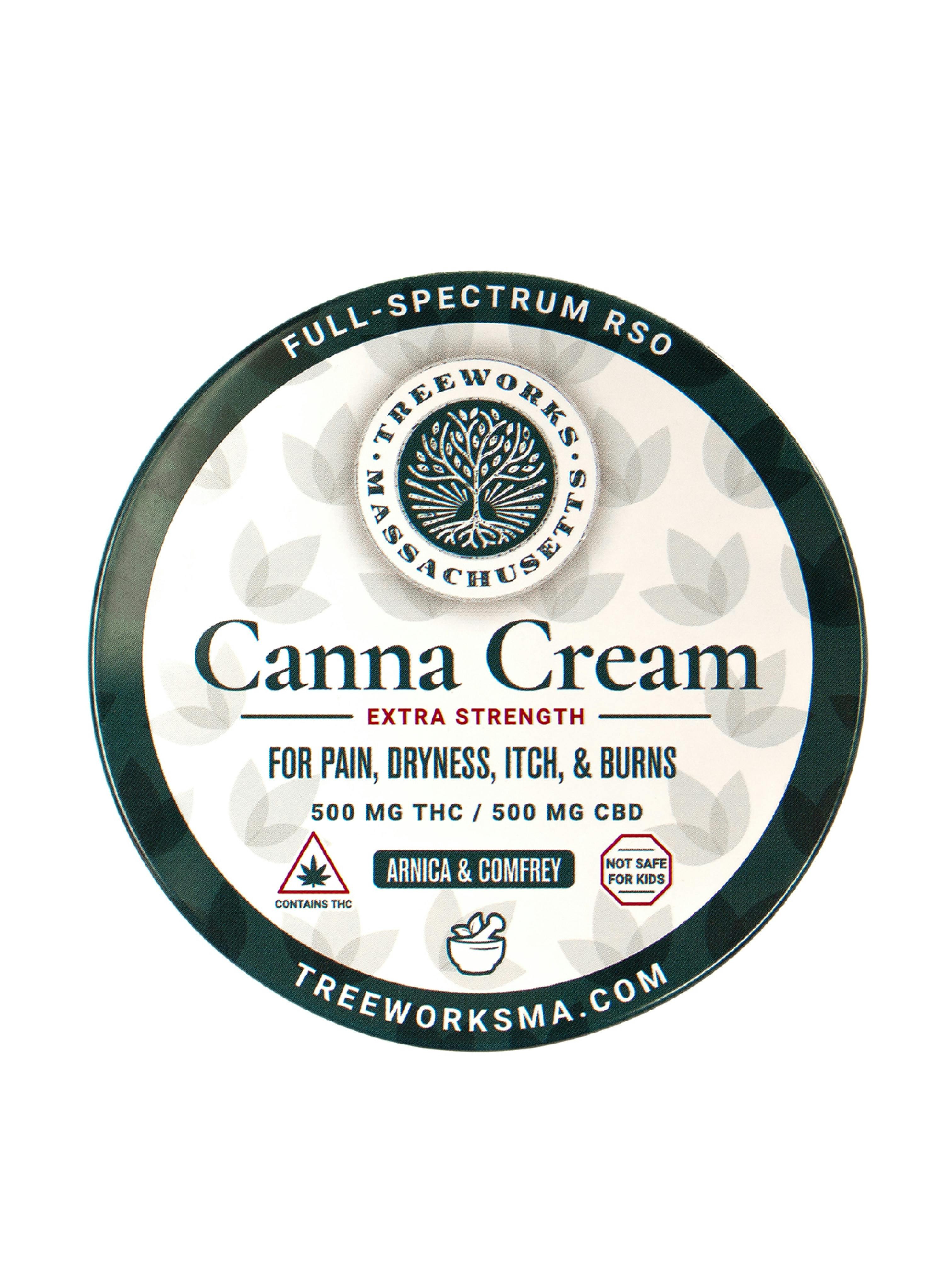 Canna Cream | 500MG 1:1 CBD Topical