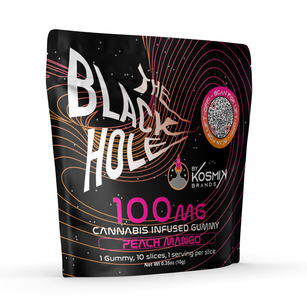 Black Hole - Peach Mango | 100MG Gummies