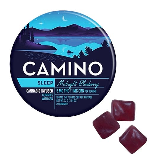 Midnight Blueberry | 100MG 5:1 CBN Gummies