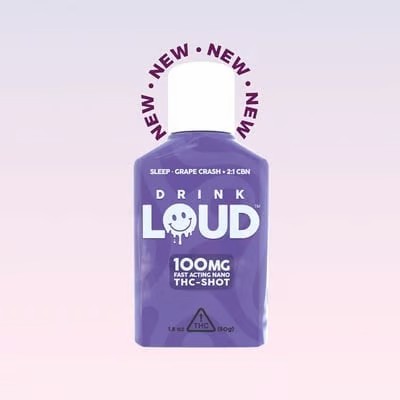Grape Crash | 100MG THC Shot
