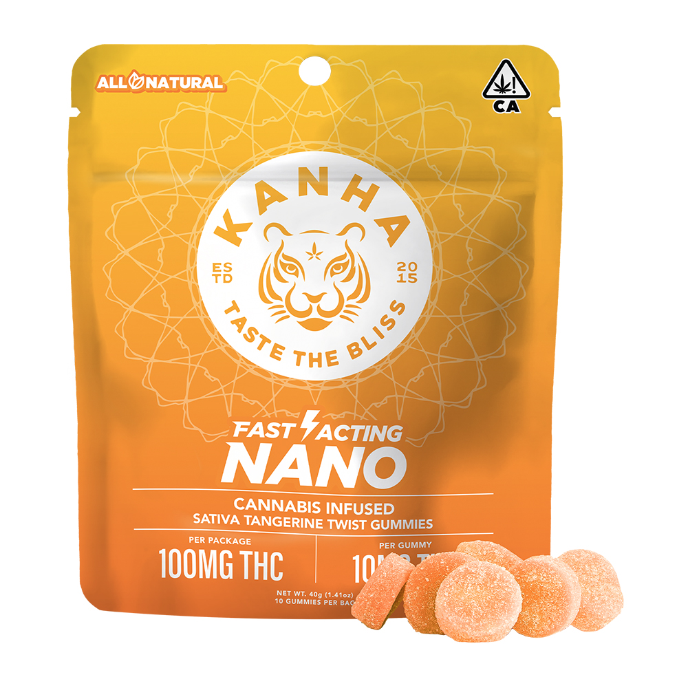 Tangerine Twist | 100MG Gummies | Fast Acting