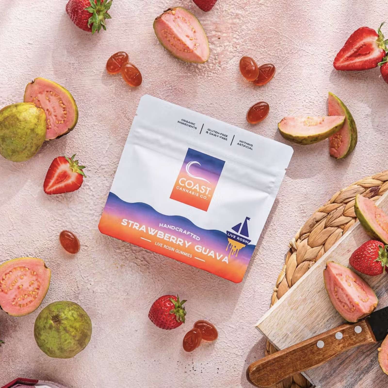 Strawberry Guava | 100MG Live Rosin Gummies