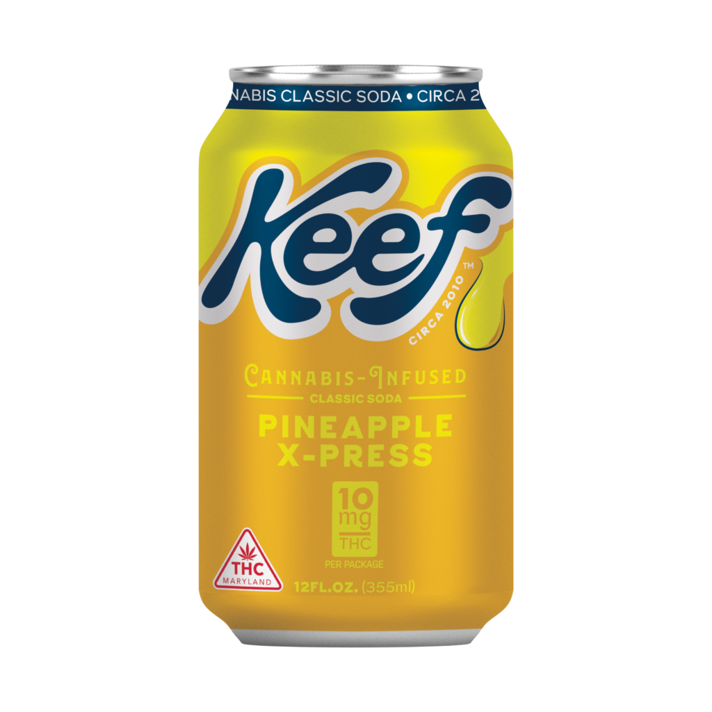 KEEF COLA - Pineapple X-press Classic Soda 10MG